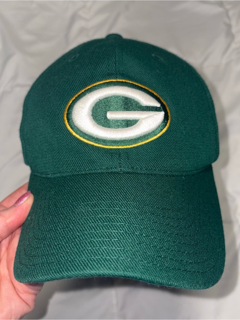 Green Bay Packers Reebok Velcro Back Cap Wool Blend
